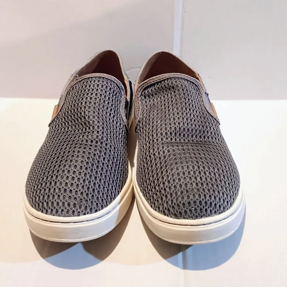 Olukai Slip On Pehuea Sneakers-Size 7.5W-Drop In Heel-Breathable Mesh Upper